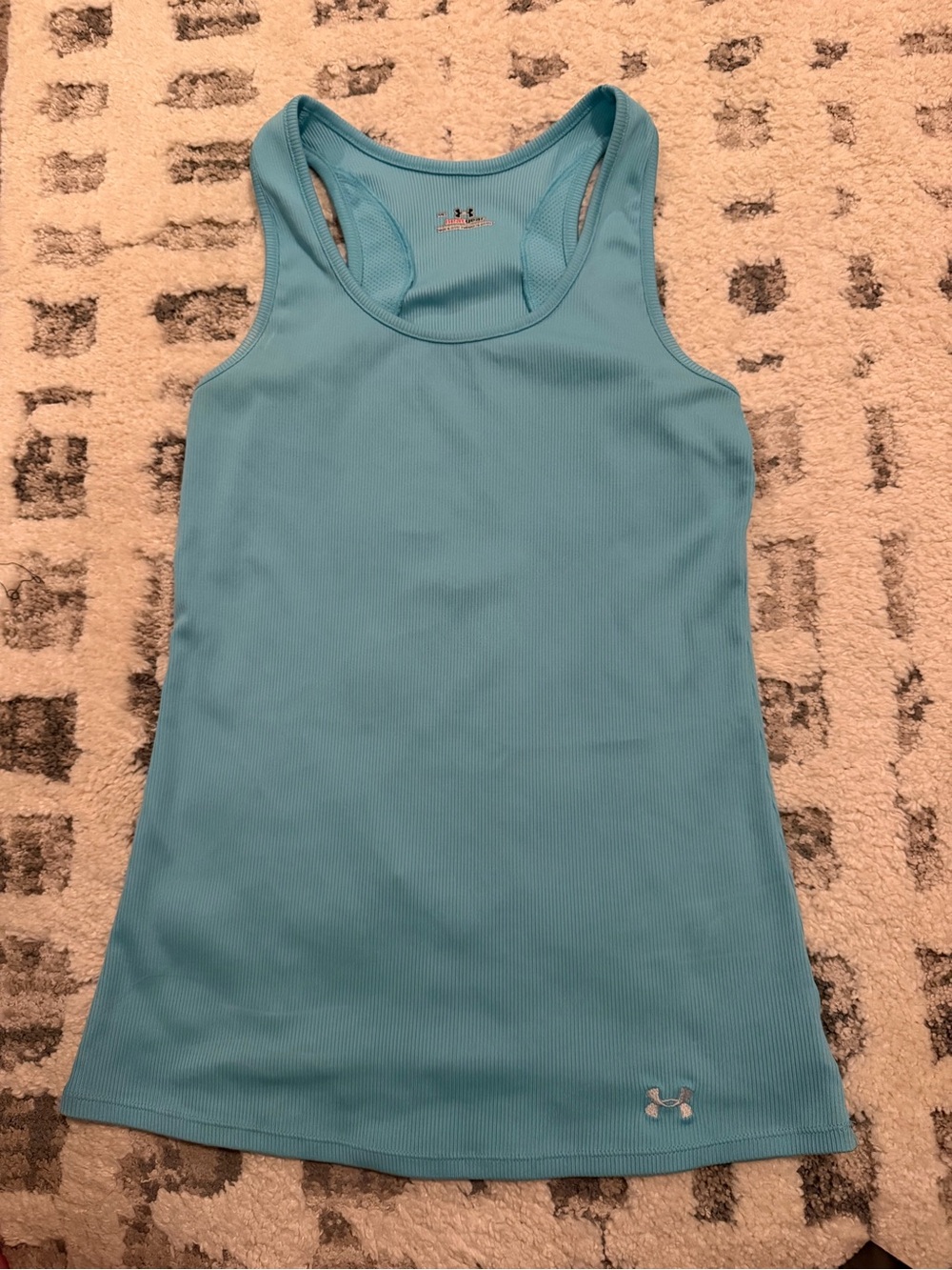 Under Armour Light Blue Racerback Performance Tank